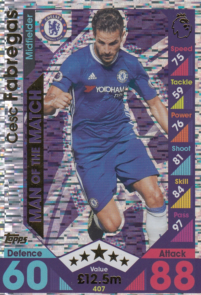 407. CESC FABREGAS - CHELSEA - MAN OF THE MATCH