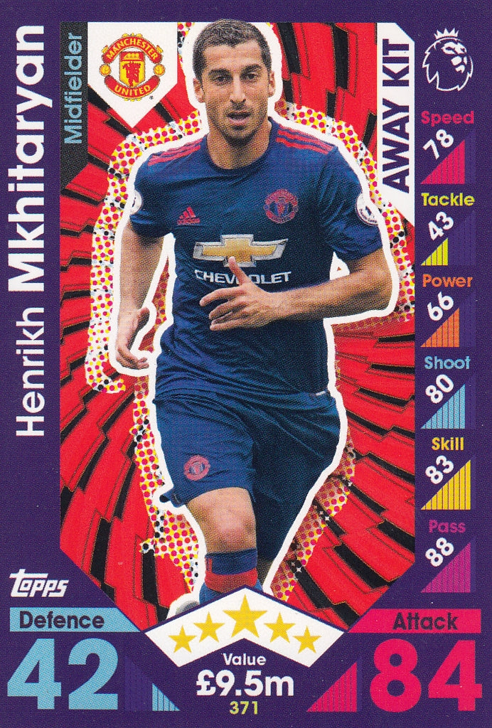 371. HENRIKH MKHITARYAN - MANCHESTER UNITED - AWAY KIT