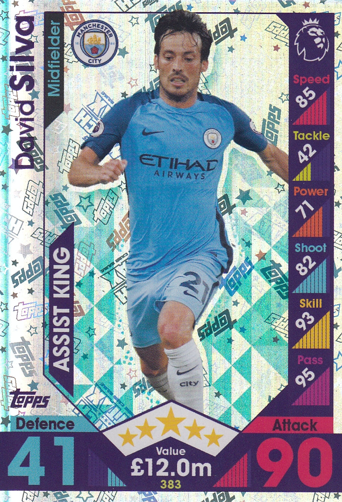 383. DAVID SILVA - MANCHESTER CITY - ASSIST KING