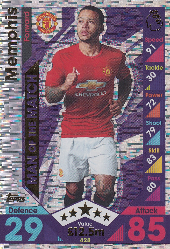 428. MEMPHIS - MANCHESTER UNITED - MAN OF THE MATCH