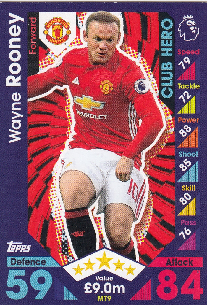 MT 09. WAYNE ROONEY - MANCHESTER UNITED - CLUB HERO
