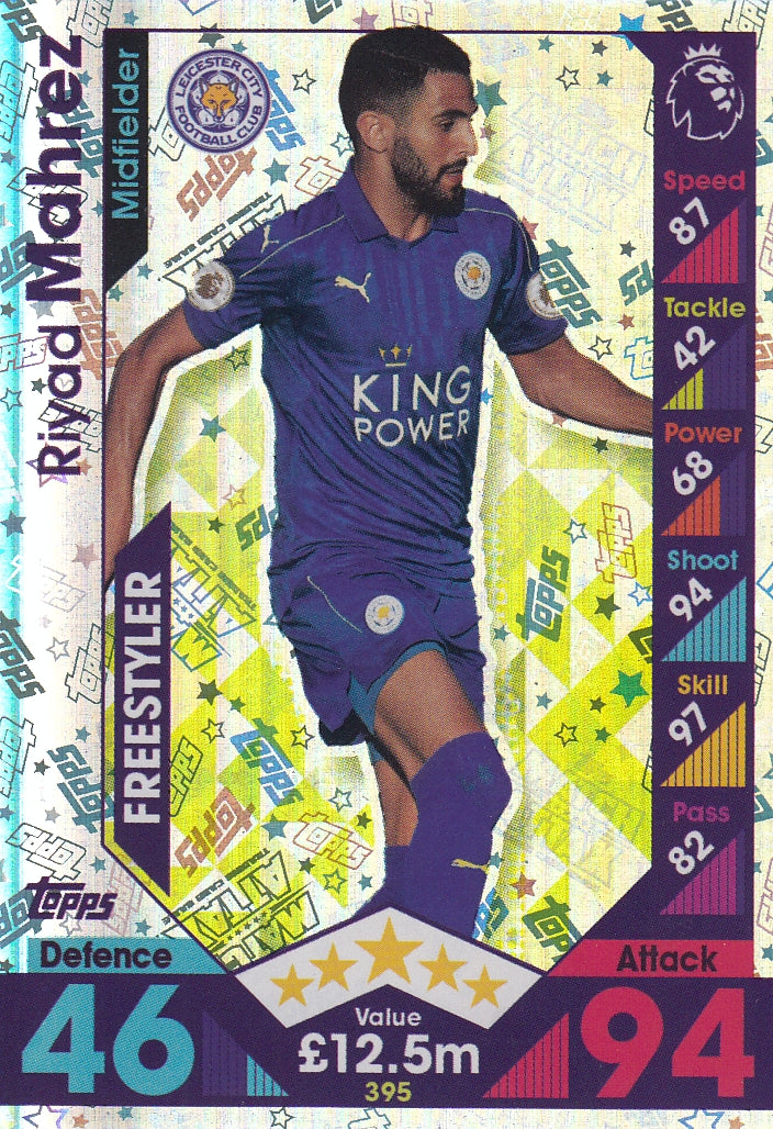 395. RIYAD MAHREZ - LEICESTER CITY - FREESTYLER