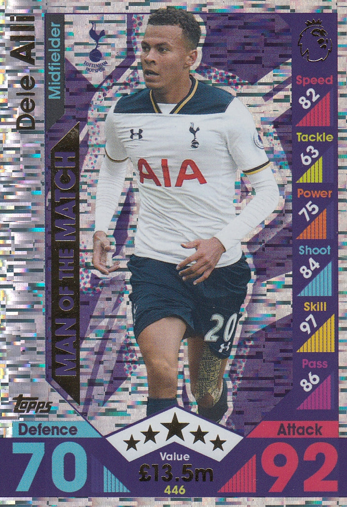 446. DELE ALLI - TOTTENHAM - MAN OF THE MATCH