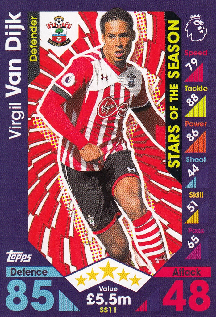 SS-11. VIRGIL VAN DIJK - SOUTHAMPTON - STARS OF THE SEASON
