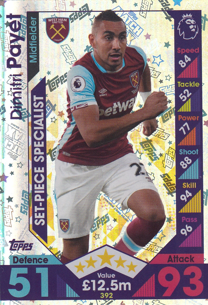 392. DIMITRI PAYET - WEST HAM UNITED - SET-PIECE SPECIALIST