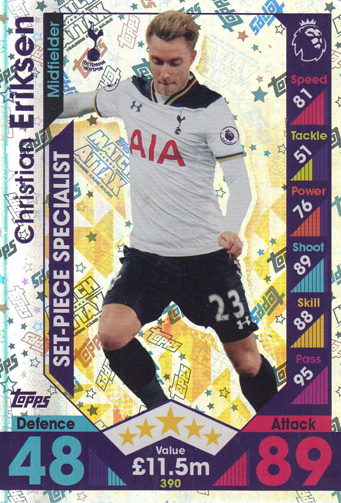 390. CHRISTIAN ERIKSEN - TOTTENHAM - SET-PIECE SPECIALIST