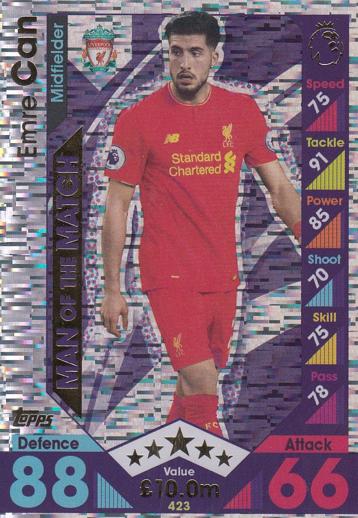 423. EMRE CAN - LIVERPOOL - MAN OF THE MATCH