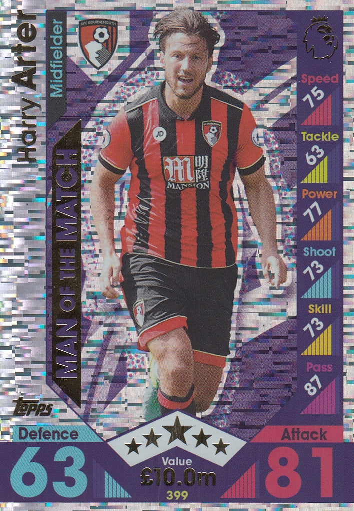 399. HARRY ARTER - AFC BOURNEMOUTH - MAN OF THE MATCH