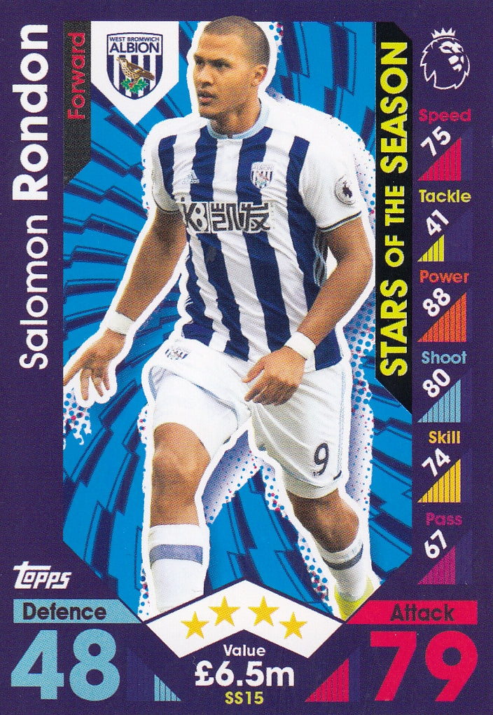 SS-15. SALOMON RONDON - WEST BROMWICH ALBION - STARS OF THE SEASON