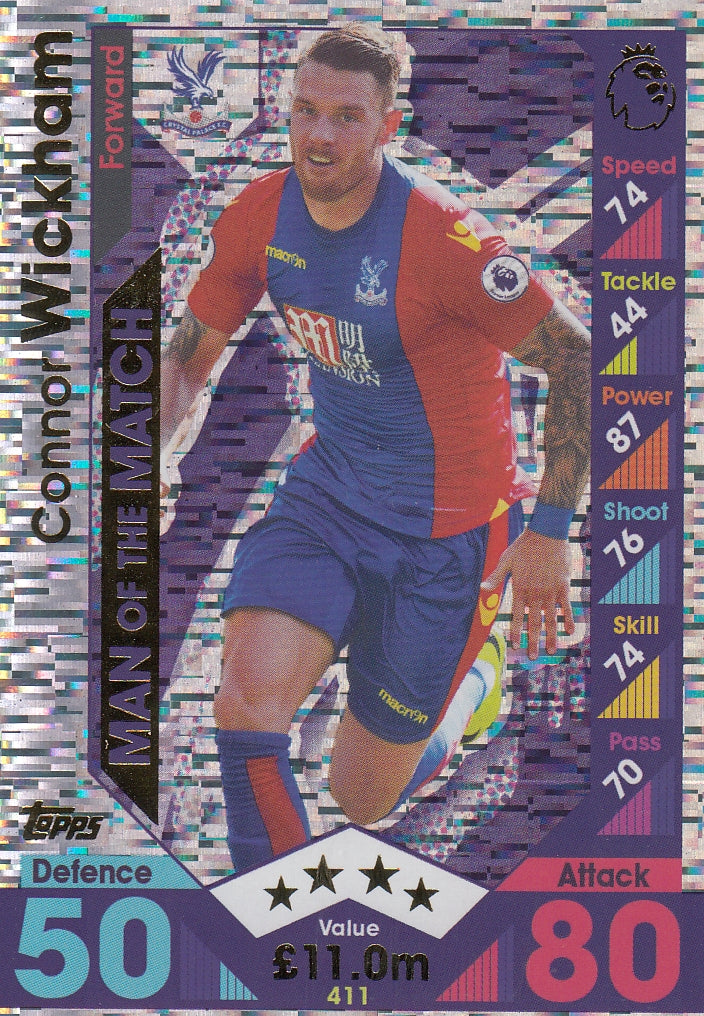 411. CONNOR WICKHAM - CRYSTAL PALACE - MAN OF THE MATCH
