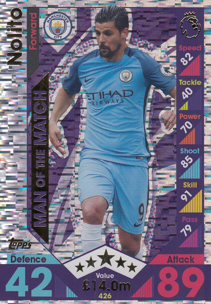 426. NOLITO - MANCHESTER CITY - MAN OF THE MATCH