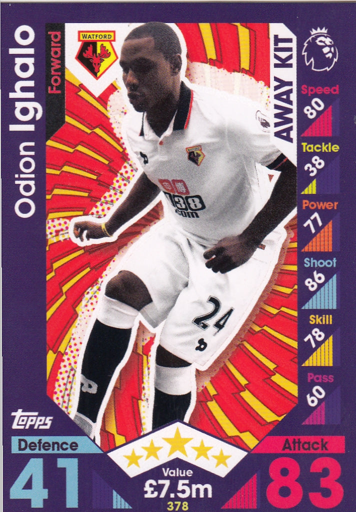378. ODION IGHALO - WATFORD - AWAY KIT