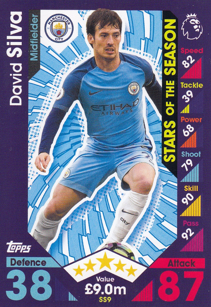 SS-09- DAVID SILVA - MANCHESTER CITY - STARS OF THE SEASON