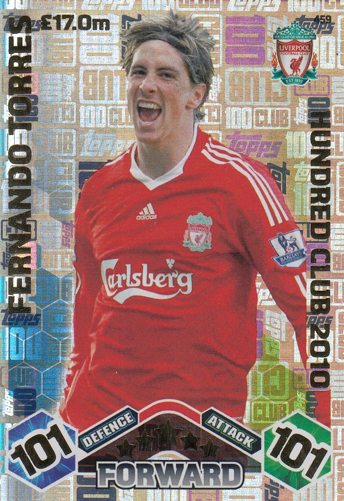 459. FERNANDO TORRES - LIVERPOOL - HUNDRED CLUB