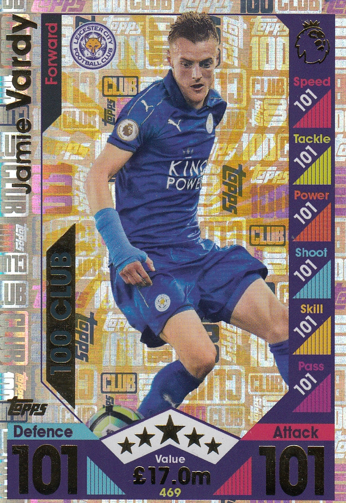 469. JAMIE VARDY - LEICESTER CITY - 100 CLUB