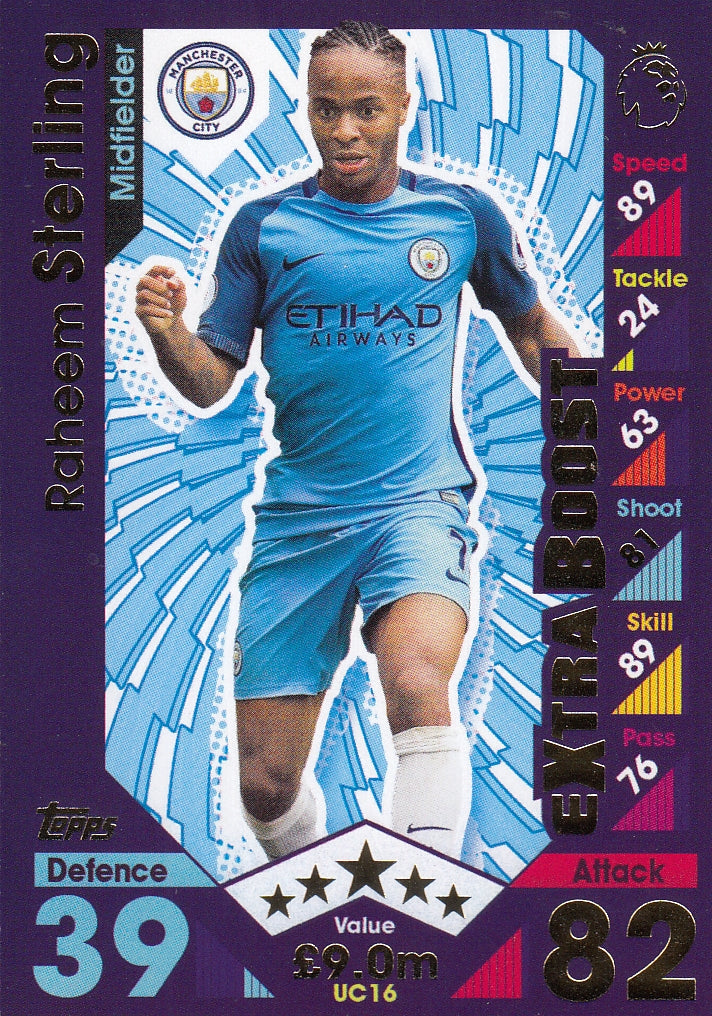 UC-16. RAHEEM STERLING - MANCHESTER CITY - EXTRA BOOST