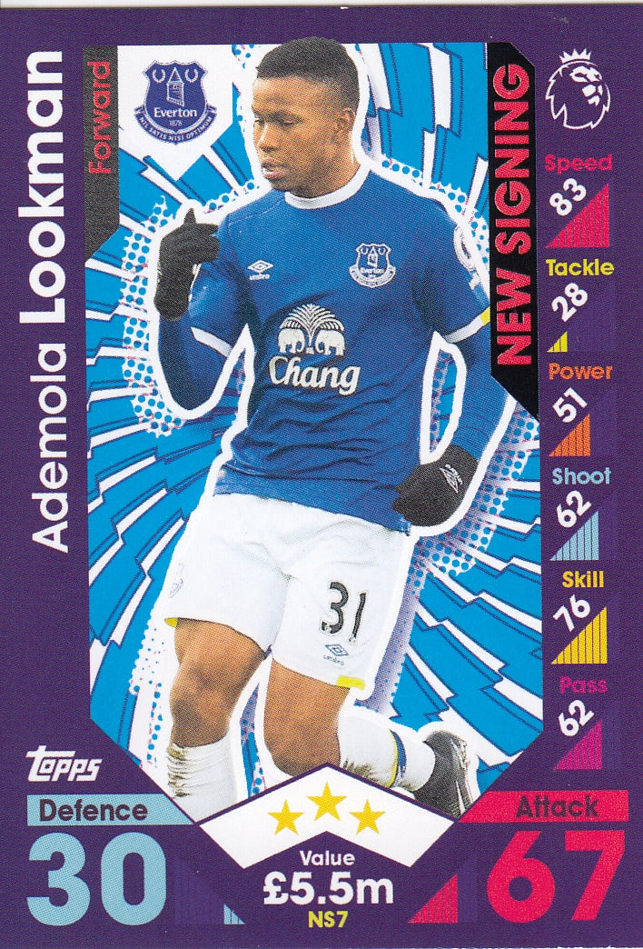 NS-07. ADEMOLA LOOKMAN - EVERTON - NEW SIGNING