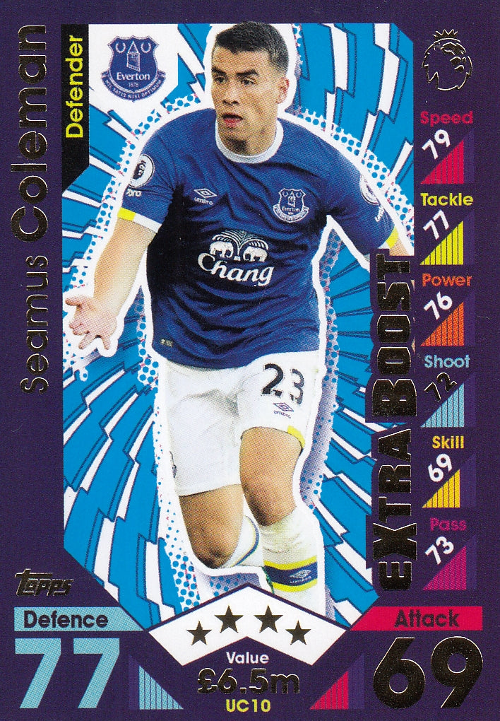 UC-10. SEAMUS COLEMAN - EVERTON - EXTRA BOOST