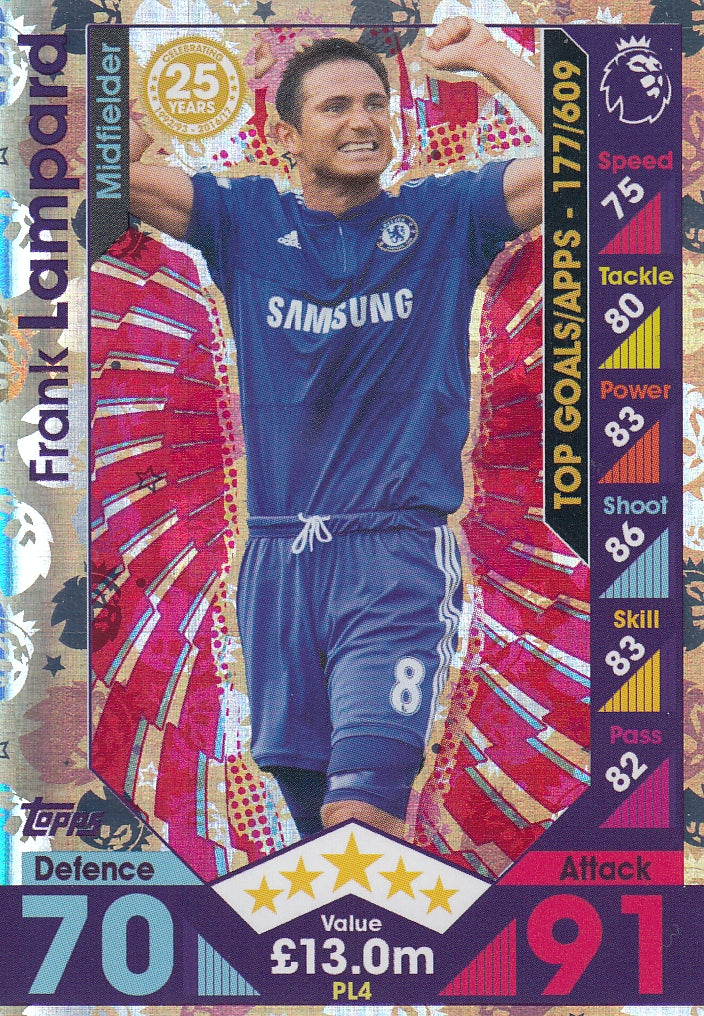 PL-04. FRANK LAMPARD - CHELSEA - CELEBRATING 25 YEARS