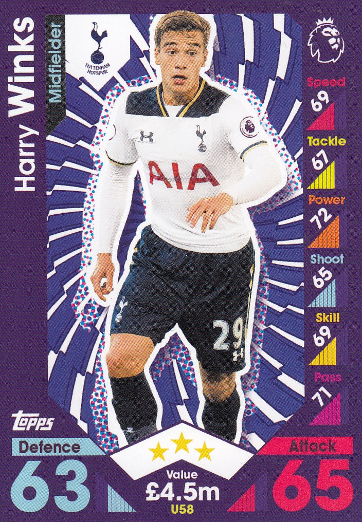 U058. HARRY WINKS - TOTTENHAM HOTSPUR