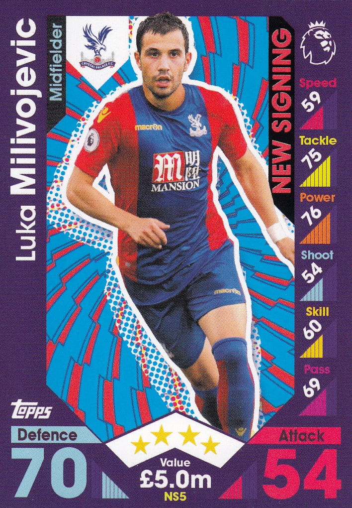 NS-05. LUKA MILIVOJEVIC - CRYSTAL PALACE - NEW SIGNING