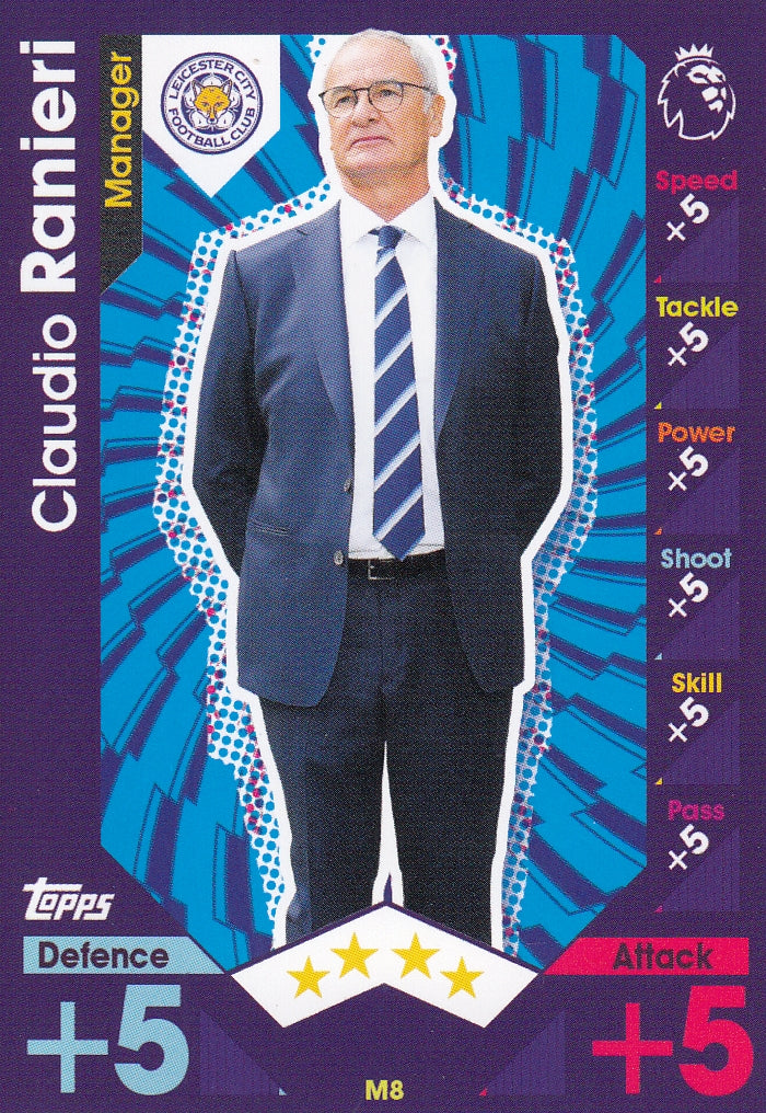 M-08. CLAUDIO RANIERI - LEICESTER CITY - MANAGER