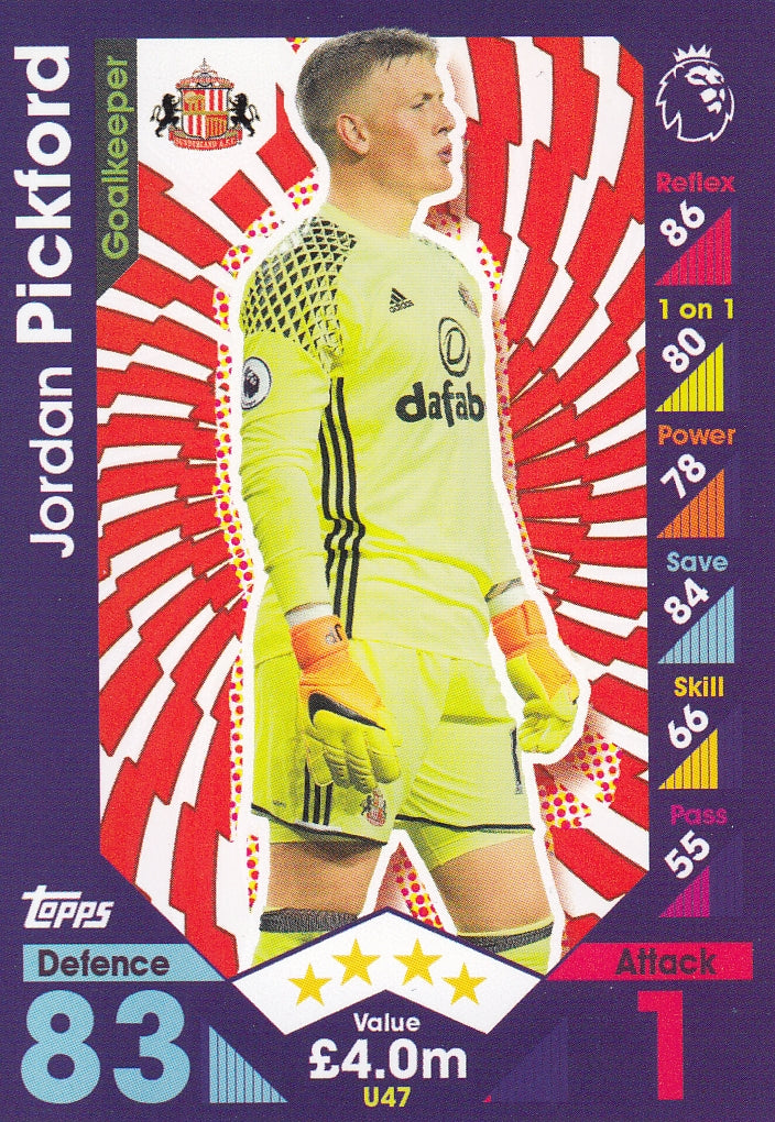 U047. JORDAN PICKFORD - SUNDERLAND