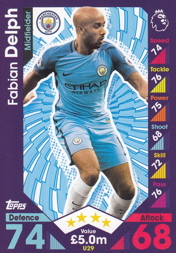 U029. FABIAN DELPH - MANCHESTER CITY