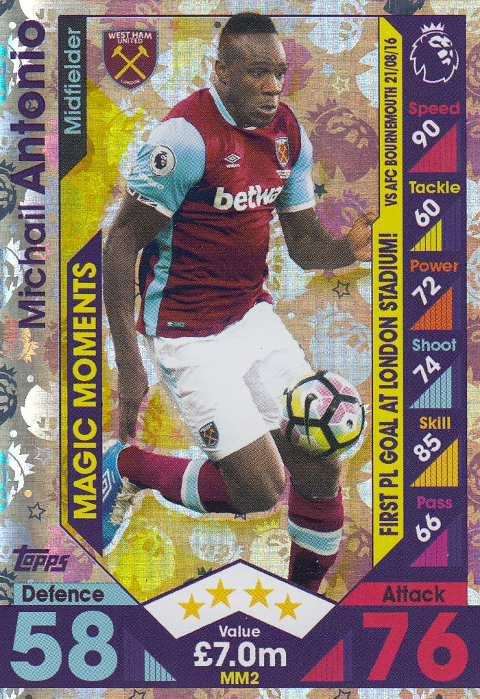 MM-02. MICHAIL ANTONIO - WEST HAM UNITED - MAGIC MOMENTS