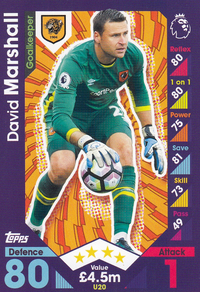 U020. DAVID MARSHALL - HULL CITY