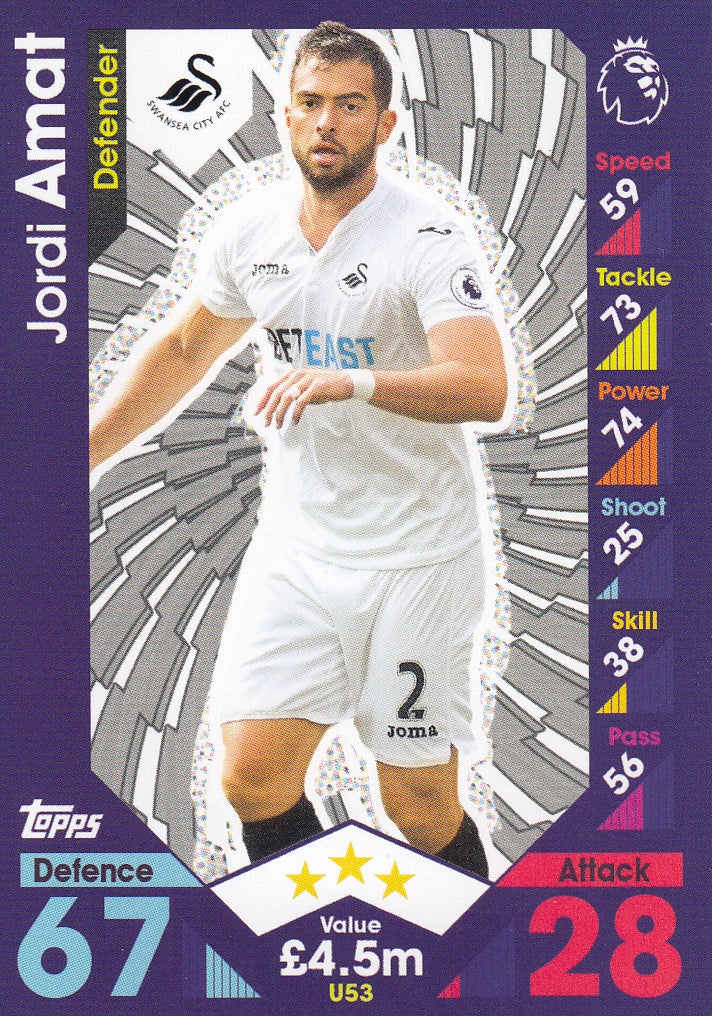 U053. JORDI AMAT - SWANSEA CITY