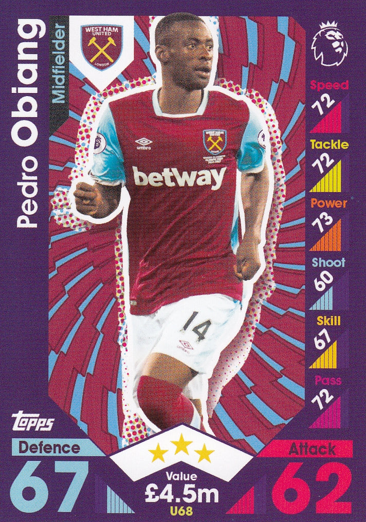 U068. PEDRO OBIANG - WEST HAM UNITED