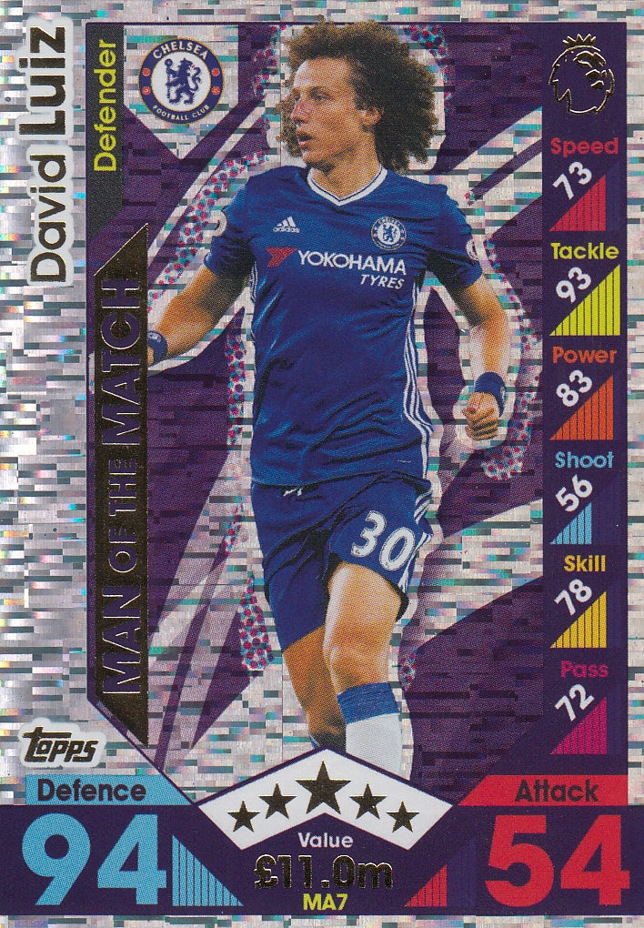 MA-07. DAVID LUIZ - CHELSEA - MAN OF THE MATCH