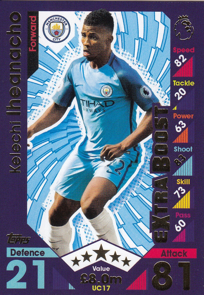UC-17. KELECHI IHEANACHO - MANCHESTER CITY - EXTRA BOOST