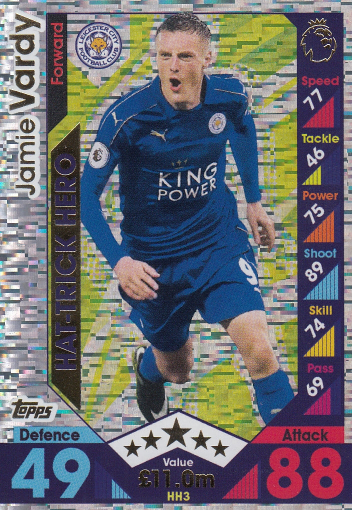HH-03. JAMIE VARDY - LEICESTER CITY - HAT-TRICK HERO