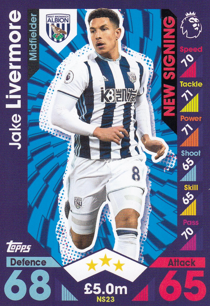 NS-23. JAKE LIVERMORE - WEST BROMWICH ALBION - NEW SIGNING