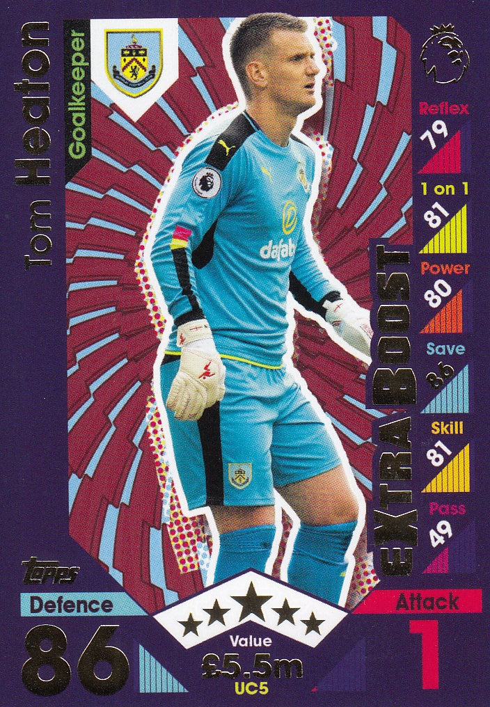 UC-05. TOM HEATON - BURNLEY- EXTRA BOOST