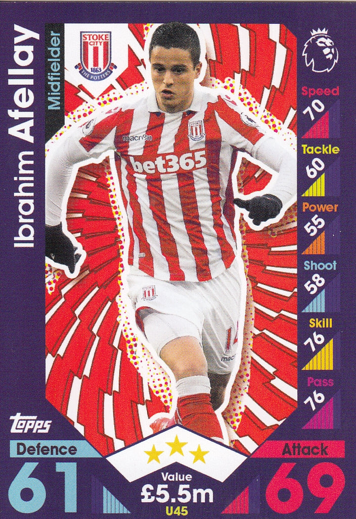 U045. IBRAHIM AFELLAY - STOKE CITY