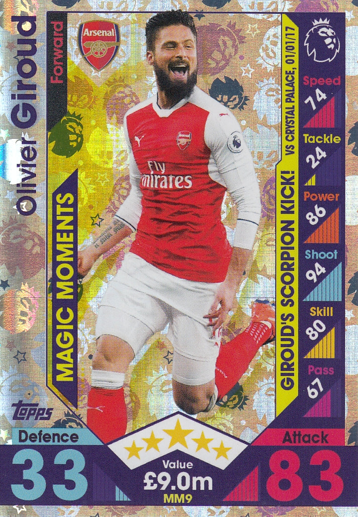 MM-09. OLIVIER GIROUD - ARSENAL - MAGIC MOMENTS