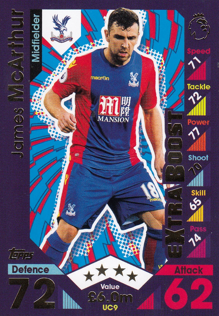UC-09. JAMES McARTHUR - CRYSTAL PALACE - EXTRA BOOST
