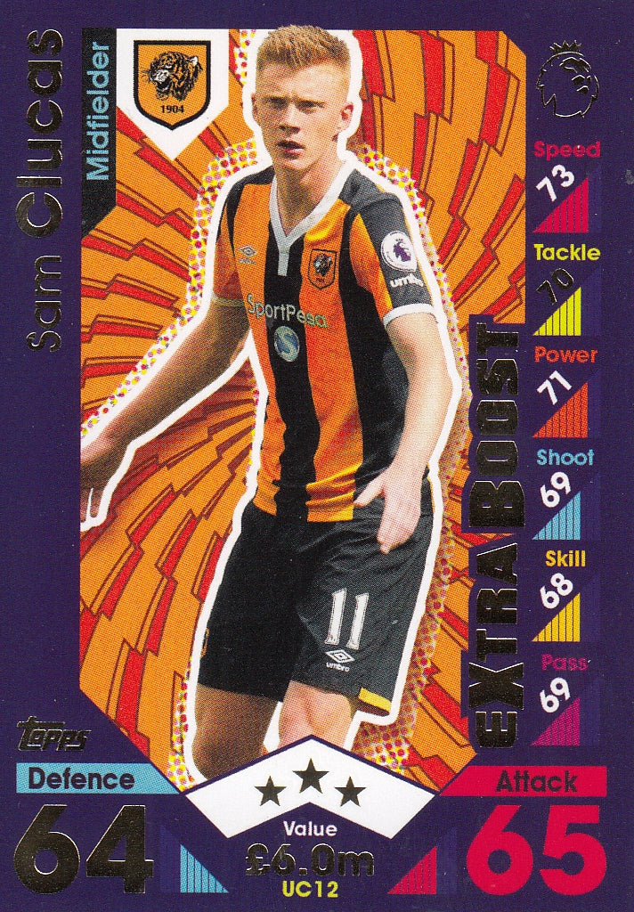 UC-12. SAM CLUCAS - HULL CITY - EXTRA BOOST