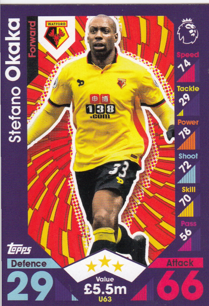 U063. STEFANO OKAKA - WATFORD