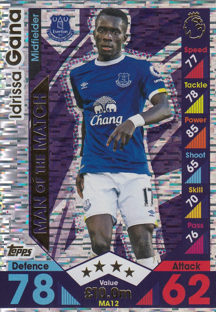 MA-12. IDRISSA GANA - EVERTON - MAN OF THE MATCH