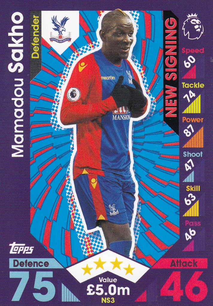NS-03 MAMADOU SAKHO - CRYSTAL PALACE - NEW SIGNING
