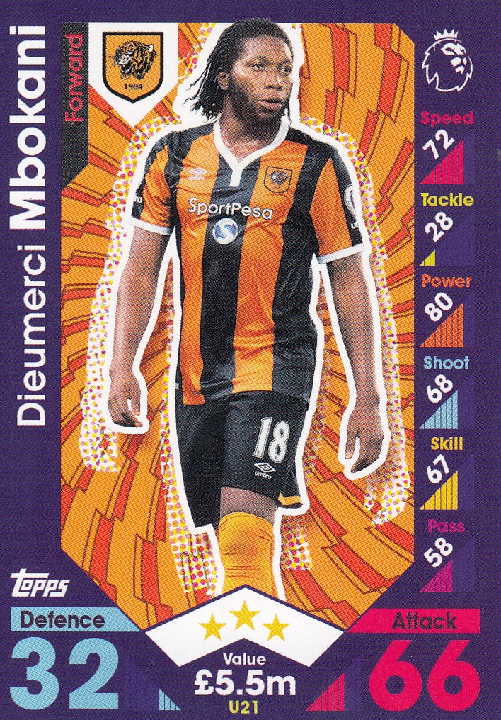 U021. DIEUMERCI MBOKANI - HULL CITY
