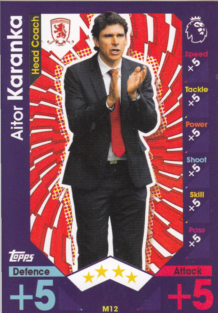 M-12. AITOR KARANKA - MIDDLESBROUGH - MANAGER