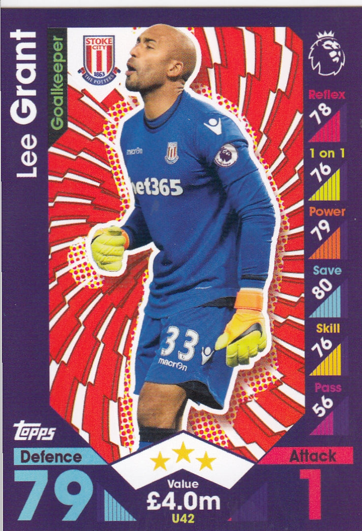 U042. LEE GRANT - STOKE CITY