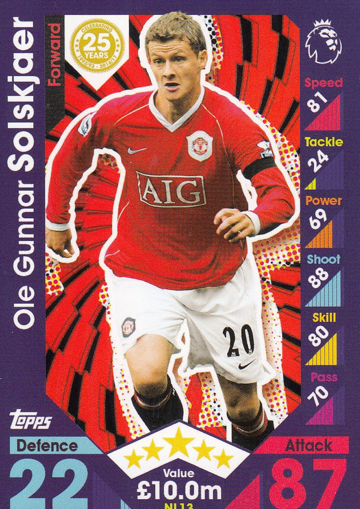 NL-13. OLE GUNNAR SOLSKJAER - MANCHESTER UNITED