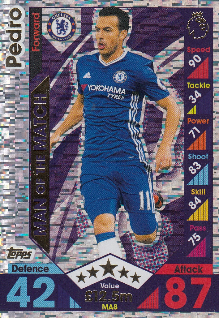 MA-08. PEDRO - CHELSEA - MAN OF THE MATCH