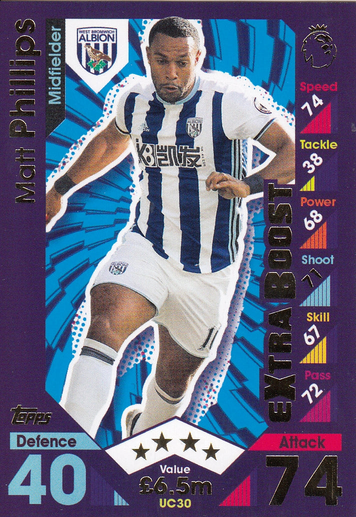 UC-30. MATT PHILLIPS - WEST BROMWICH ALBION - EXTRA BOOST